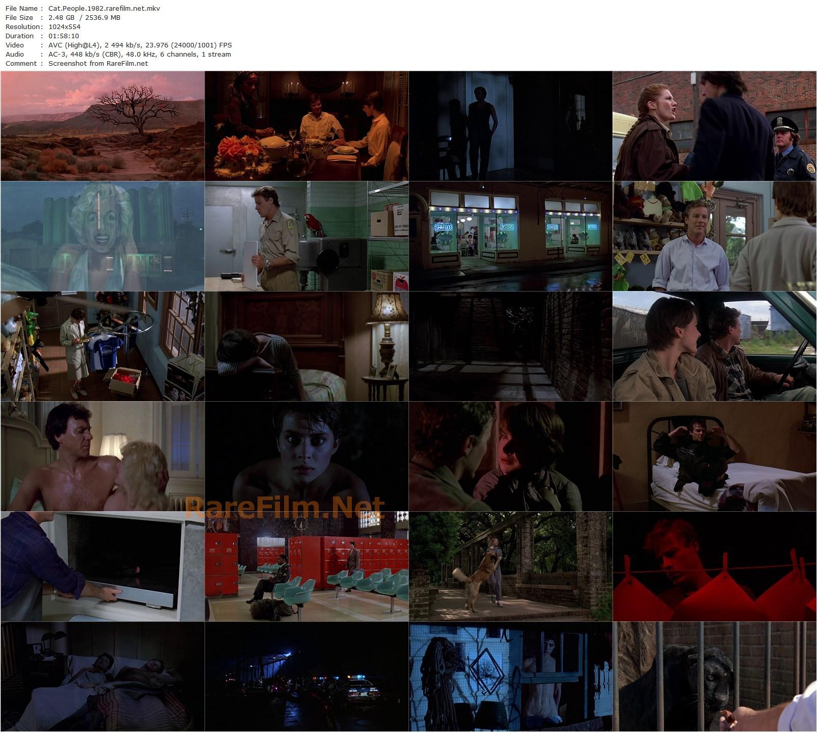 Cat People (1982) Paul Schrader, Nastassja Kinski, Malcolm McDowell, John Heard-poster