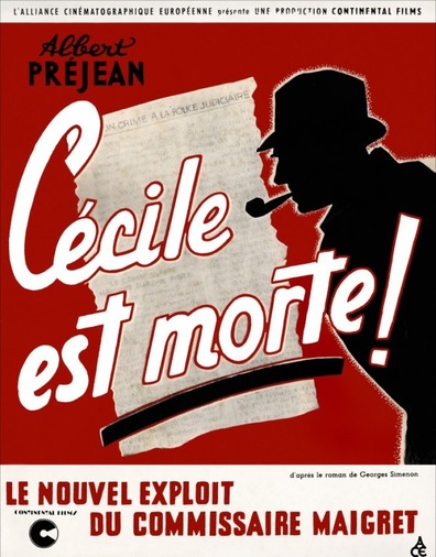 Cecile Is Dead / Cécile est morte! (1944) Maurice Tourneur, Albert Préjean, Santa Relli, Germaine Kerjean