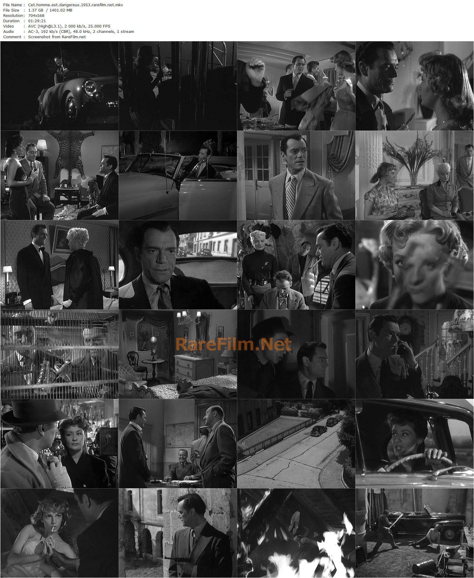 This Man Is Dangerous / Cet homme est dangereux (1953) Jean Sacha, Eddie Constantine, Colette Deréal, Grégoire Aslan-poster