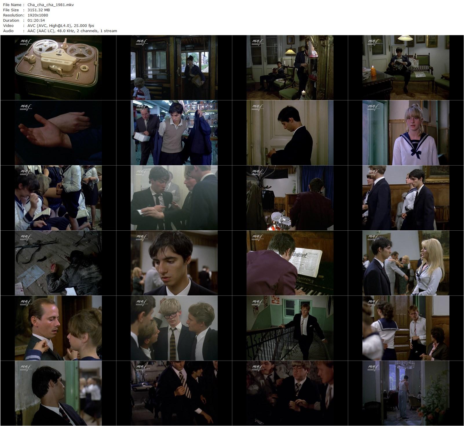 Cha-Cha-Cha (1982) János Kovácsi, Péter Rudolf, Rita Tallós, Mátyás Usztics-poster