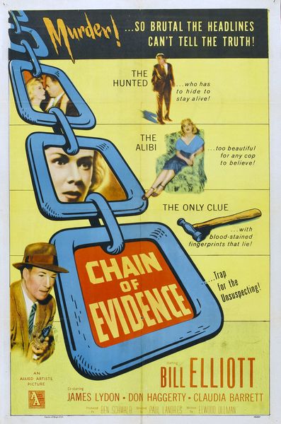 Chain of Evidence (1957) Paul Landres, Bill Elliott, Jimmy Lydon, Don Haggerty
