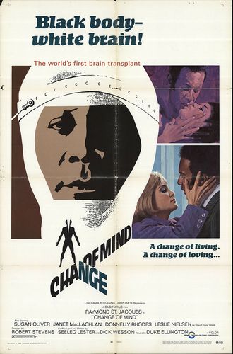 Change of Mind (1969) Robert Stevens, Raymond St. Jacques, Susan Oliver, Janet MacLachlan