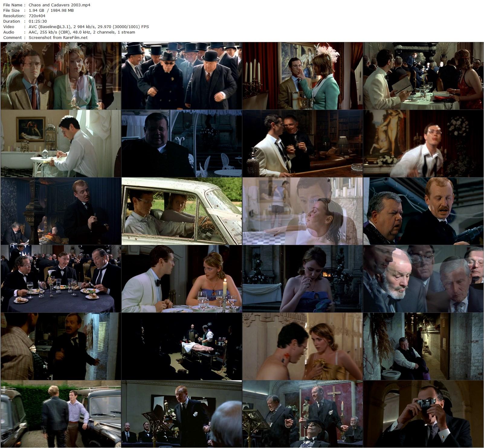 Chaos and Cadavers (2003) Niklaus Hilber, Nick Moran, Keeley Hawes, Steve Huison-poster