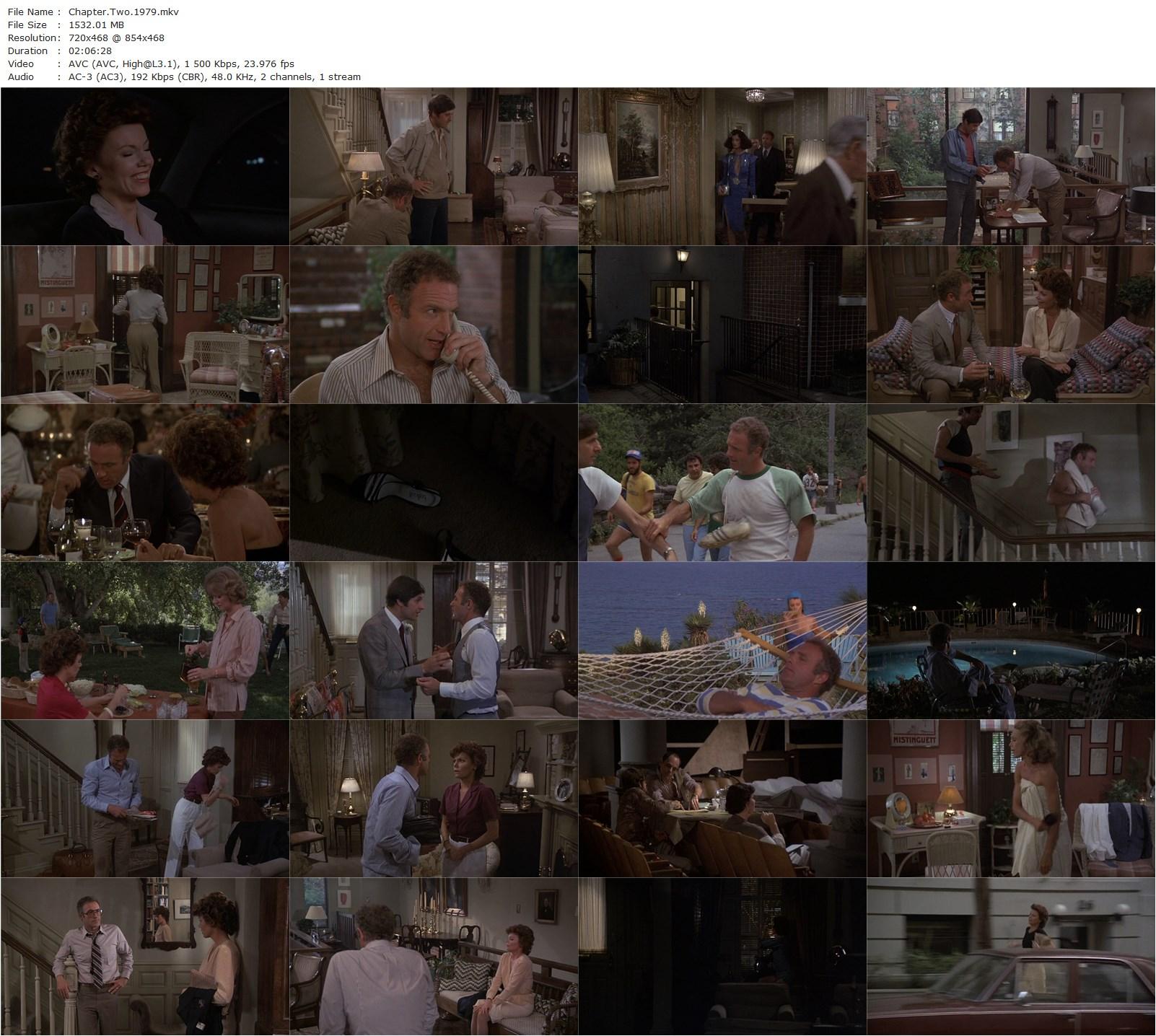 Chapter Two (1979) Robert Moore, James Caan, Marsha Mason, Joseph Bologna-poster