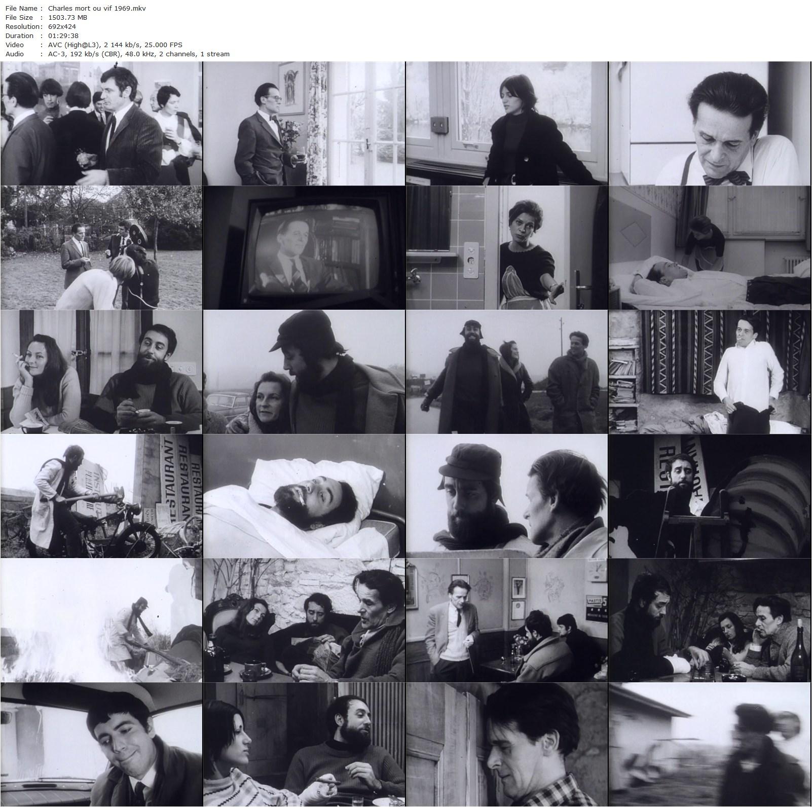 Charles, Dead or Alive (1969) Alain Tanner-poster