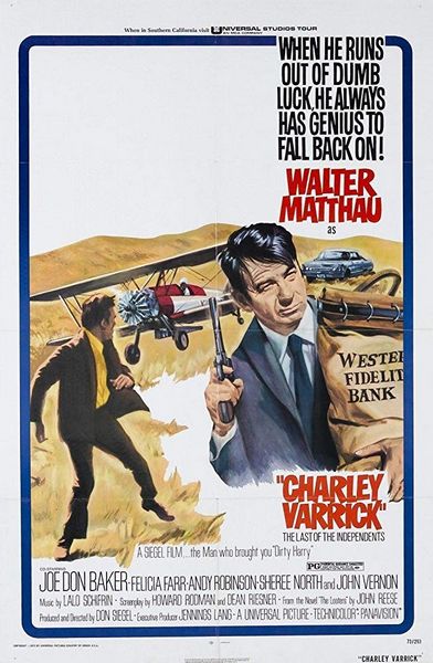 Charley Varrick (1973) Don Siegel, Walter Matthau, Joe Don Baker, Felicia Farr