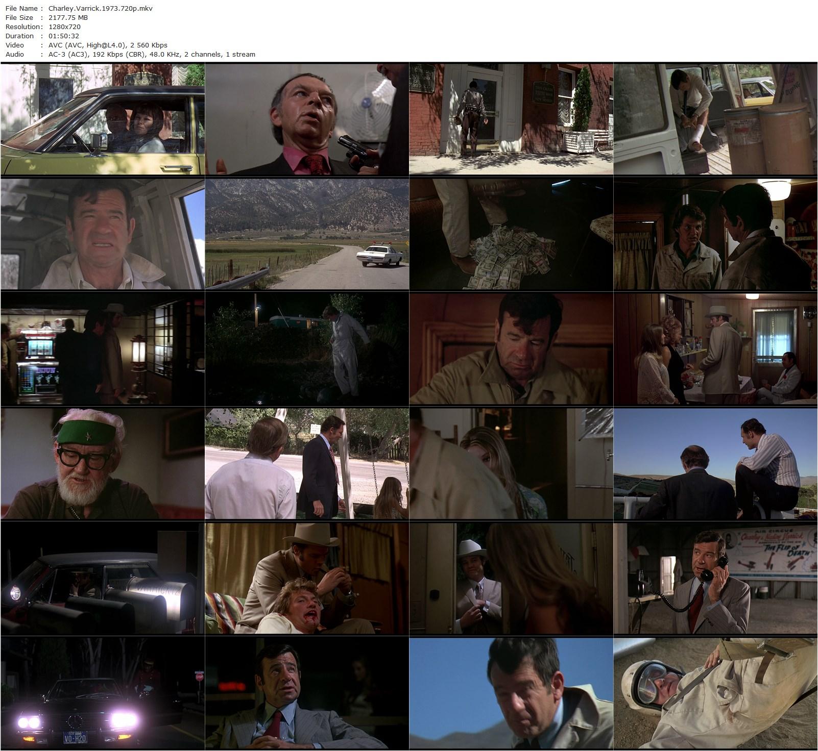 Charley Varrick (1973) Don Siegel, Walter Matthau, Joe Don Baker, Felicia Farr-poster