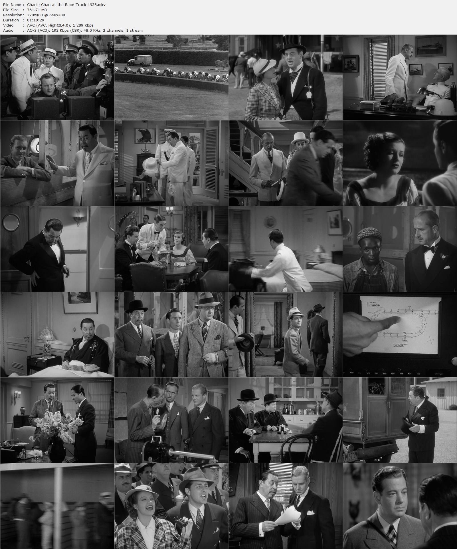 Charlie Chan at the Race Track (1936) H. Bruce Humberstone, Warner Oland, Keye Luke, Helen Wood, Comedy, Crime, Mystery, Sport, Thriller-poster