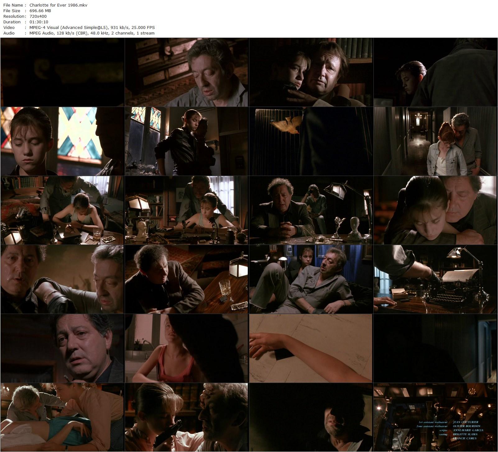 Charlotte for Ever (1986) Serge Gainsbourg, Charlotte Gainsbourg, Roland Bertin-poster