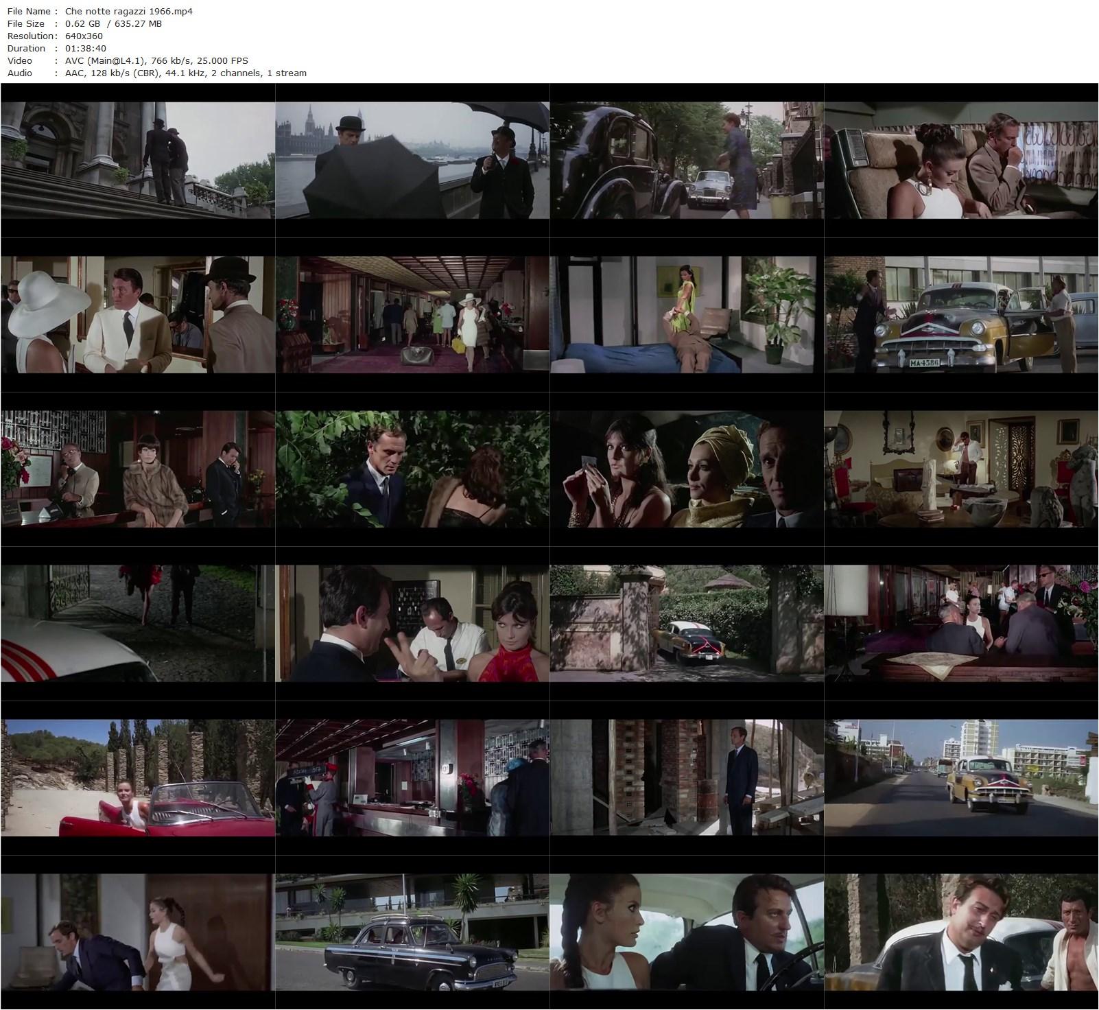 Che notte ragazzi! (1966) Giorgio Capitani, Philippe Leroy, Marisa Mell, Alberto Lionello-poster