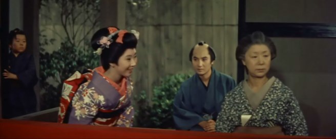 Chikamatsus Love in Osaka (1959) Tomu Uchida-poster