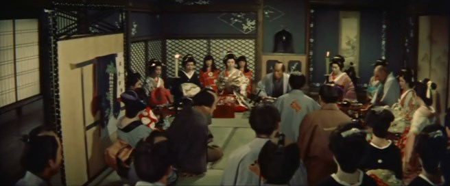 Chikamatsus Love in Osaka (1959) Tomu Uchida-poster