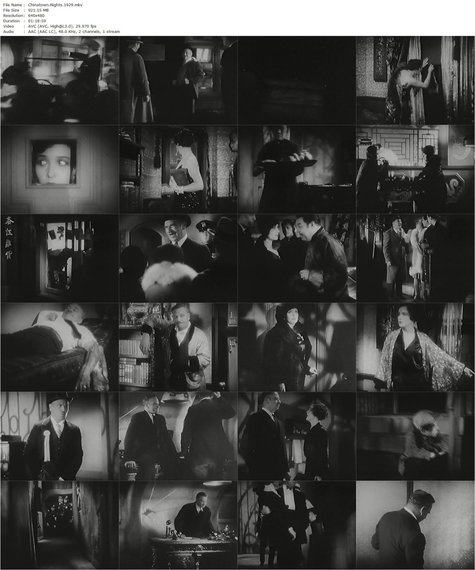 Chinatown Nights (1929) William A. Wellman, Wallace Beery, Florence Vidor, Warner Oland-poster