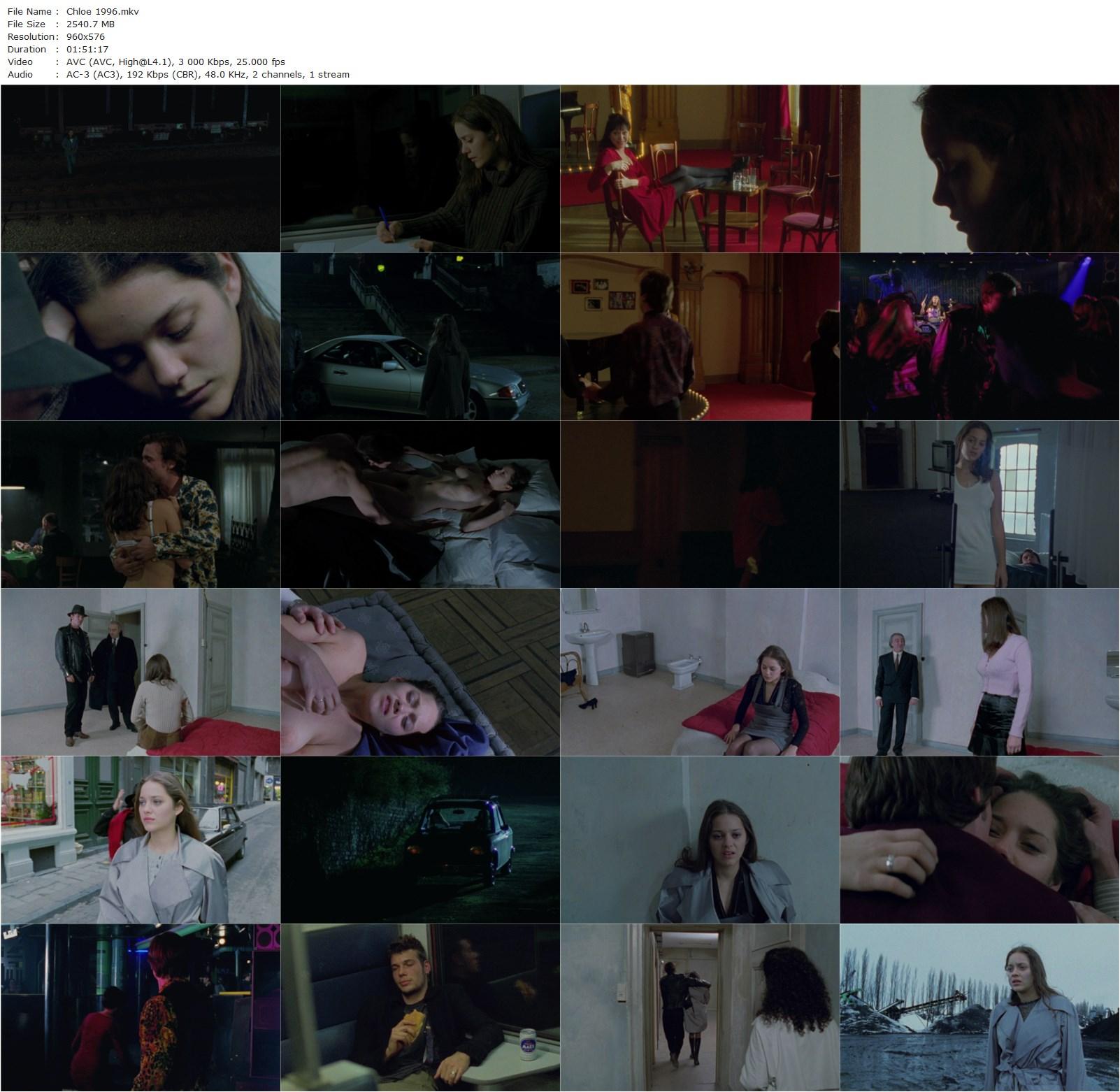 Chloé (1996) Dennis Berry, Anna Karina, Marion Cotillard, Jean-Claude Adelin-poster