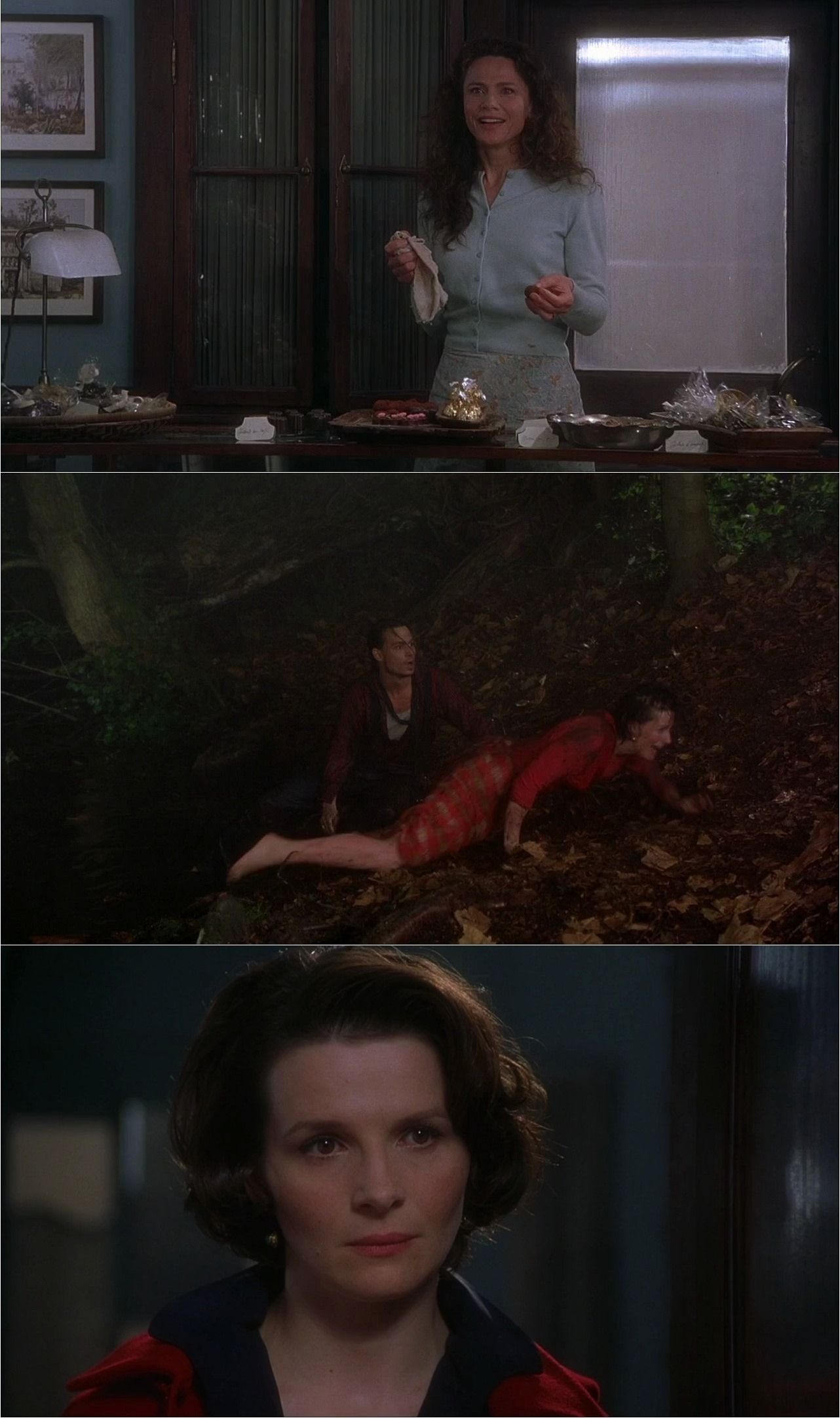 Chocolat (2000) Lasse Hallström, Juliette Binoche, Judi Dench, Alfred Molina-poster