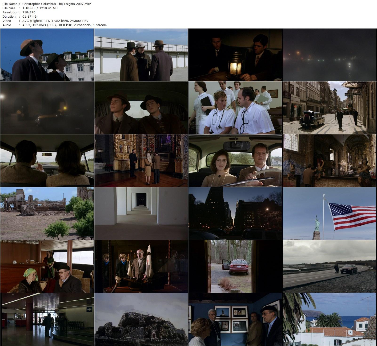 Christopher Columbus, The Enigma AKA Cristóvão Colombo – O Enigma (2007) Manoel de Oliveira, Ricardo Trêpa, Leonor Baldaque-poster