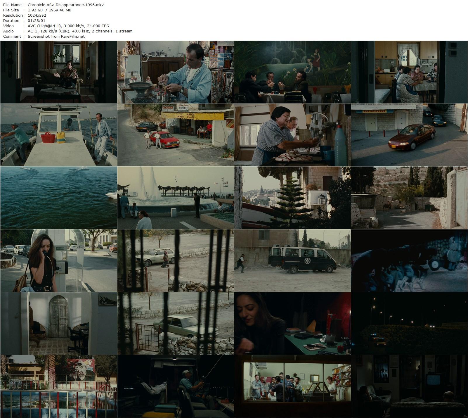 Chronicle of a Disappearance (1996) Elia Suleiman, Nazira Suleiman, Fuad Suleiman-poster