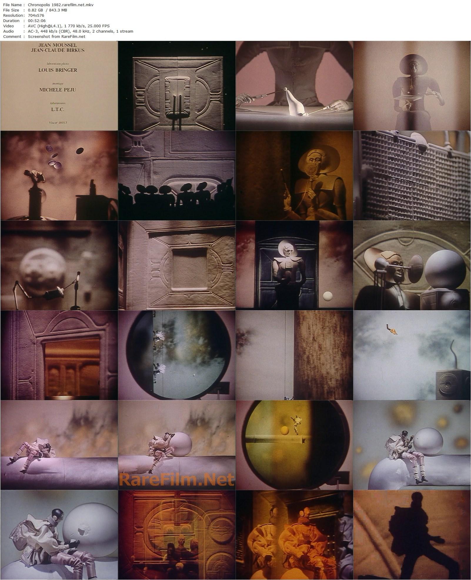 Chronopolis (1982) Piotr Kamler, Michael Lonsdale-poster