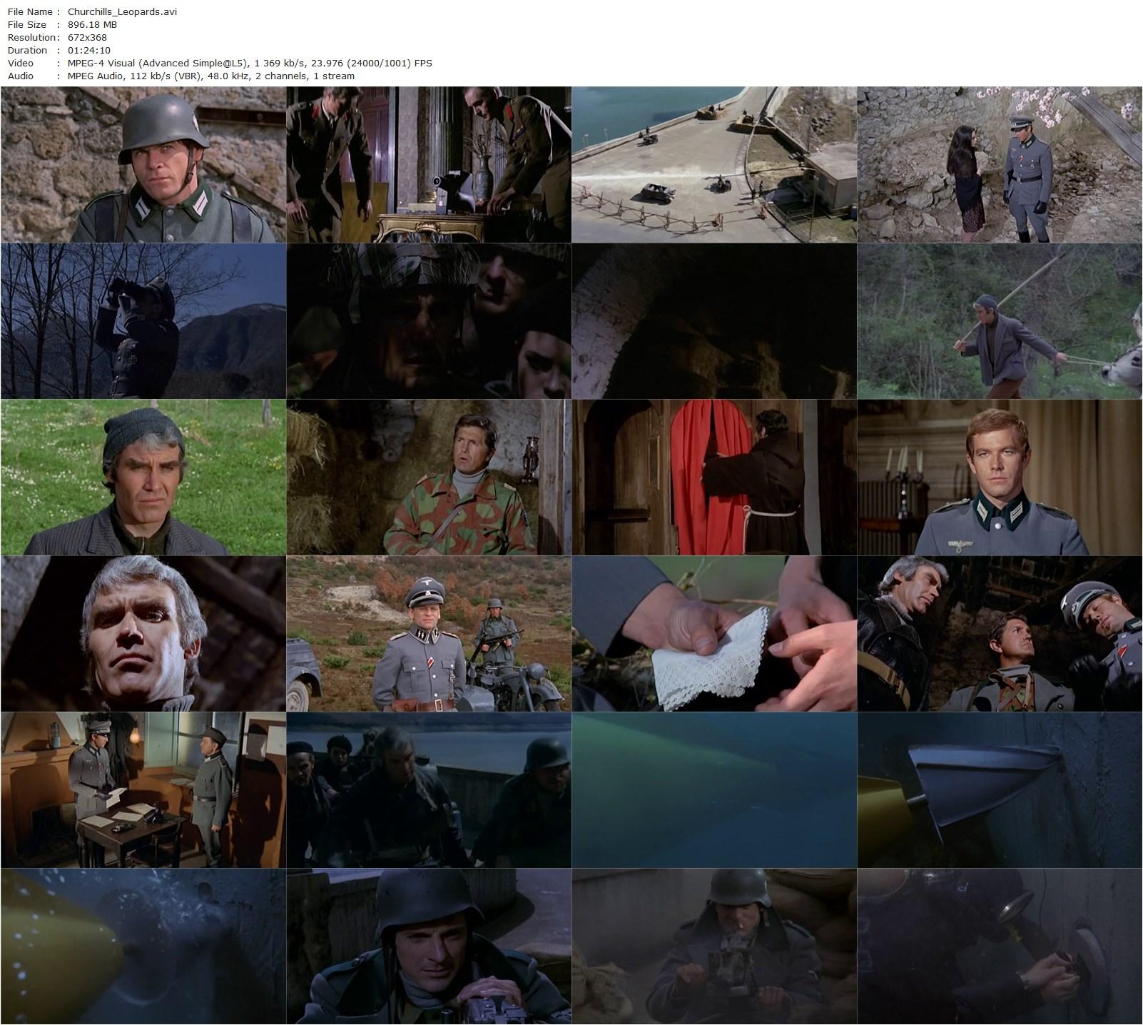 Churchill’s Leopards AKA I Leopardi di Churchill (1970) Maurizio Pradeaux, Richard Harrison, Pilar Velázquez, Giacomo Rossi Stuart-poster