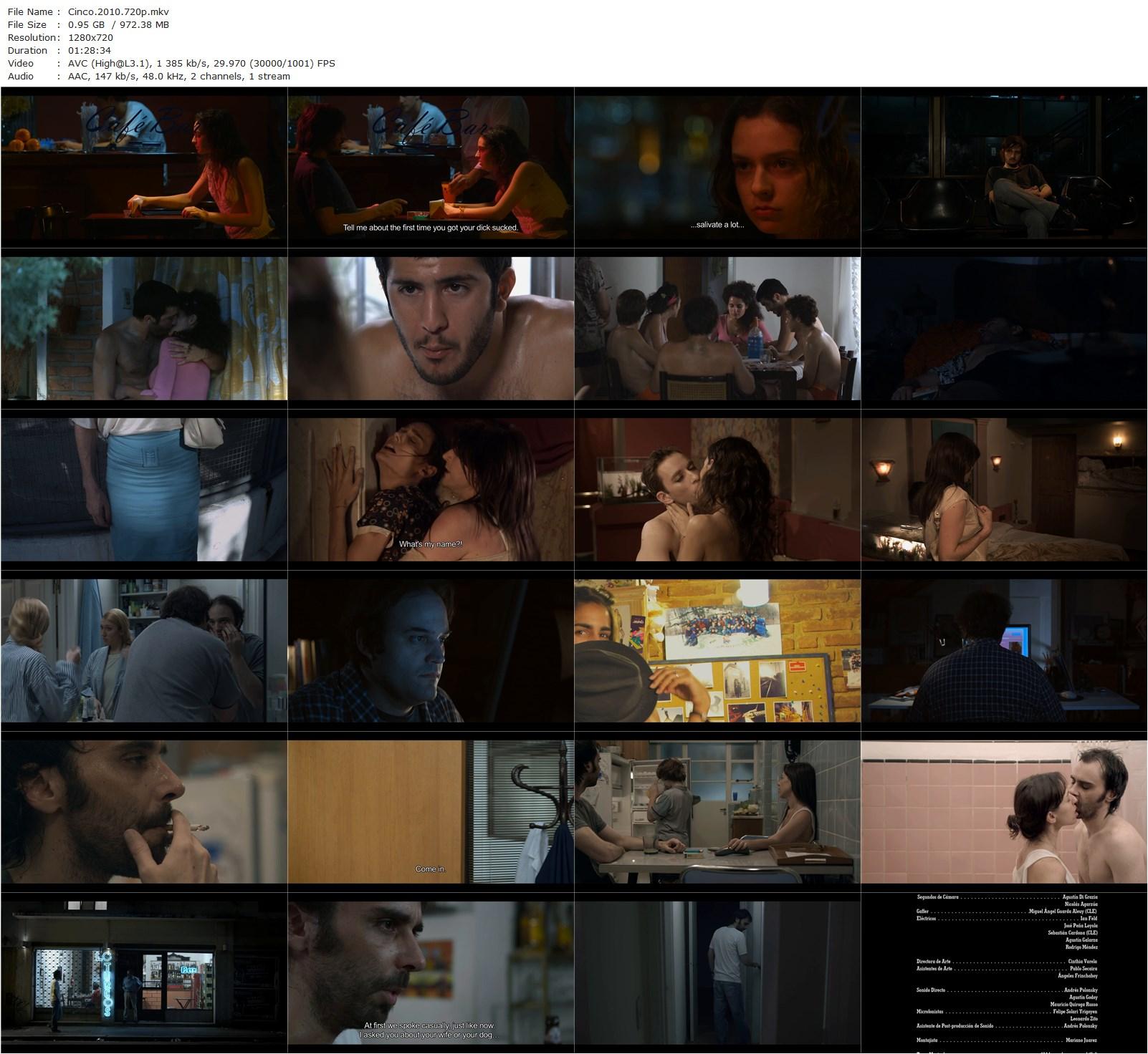 Five AKA Cinco (2010) Marco Berger, Cecilia del Valle, Eugenia Borrelli, María Canale, Mateo Chiarino-poster