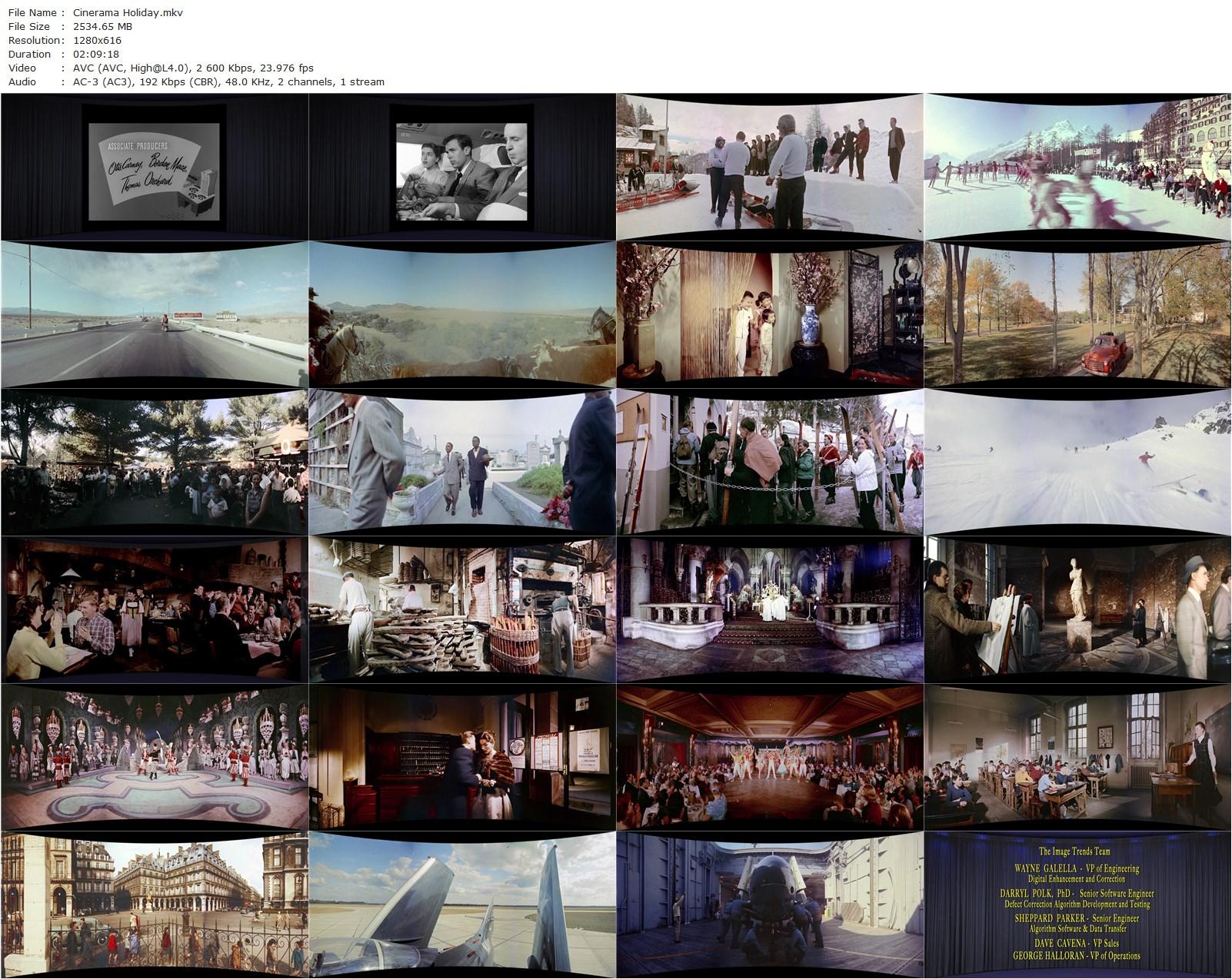 Cinerama Holiday (1955) Robert L. Bendick, Philippe De Lacy, John Marsh, Betty Marsh, Fred Troller-poster