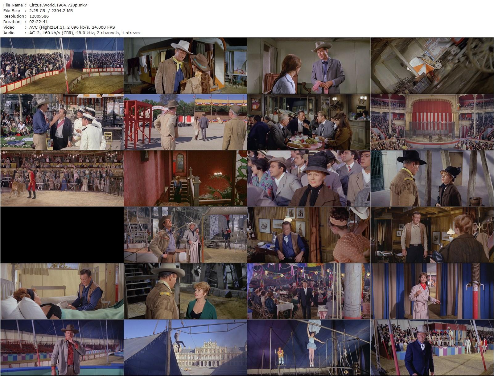 Circus World (1964) Henry Hathaway, John Wayne, Rita Hayworth, Claudia Cardinale-poster