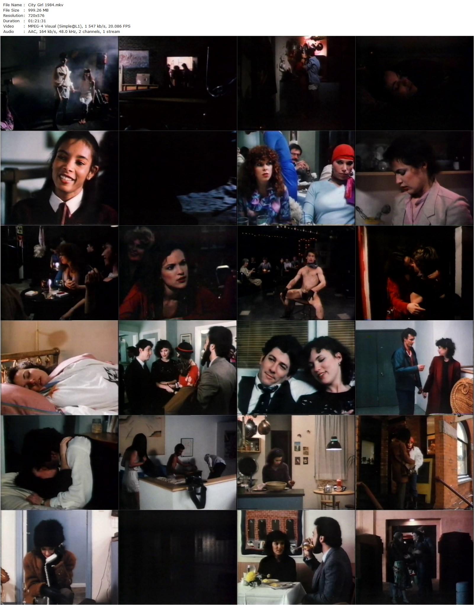 The City Girl (1984) Martha Coolidge, Laura Harrington, Joe Mastroianni, Carole McGill-poster