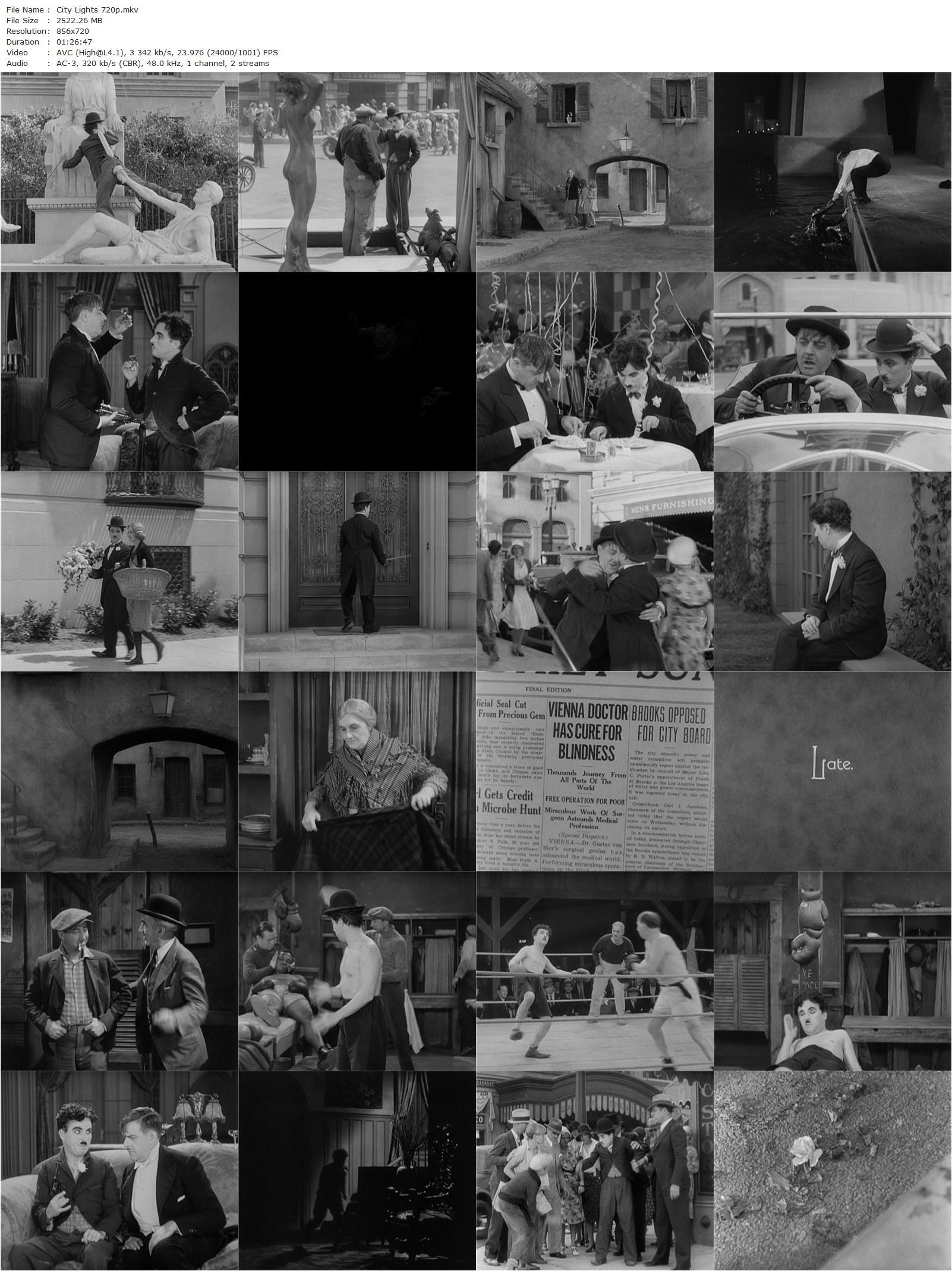 City Lights (1931) Charles Chaplin, Virginia Cherrill, Florence Lee-poster