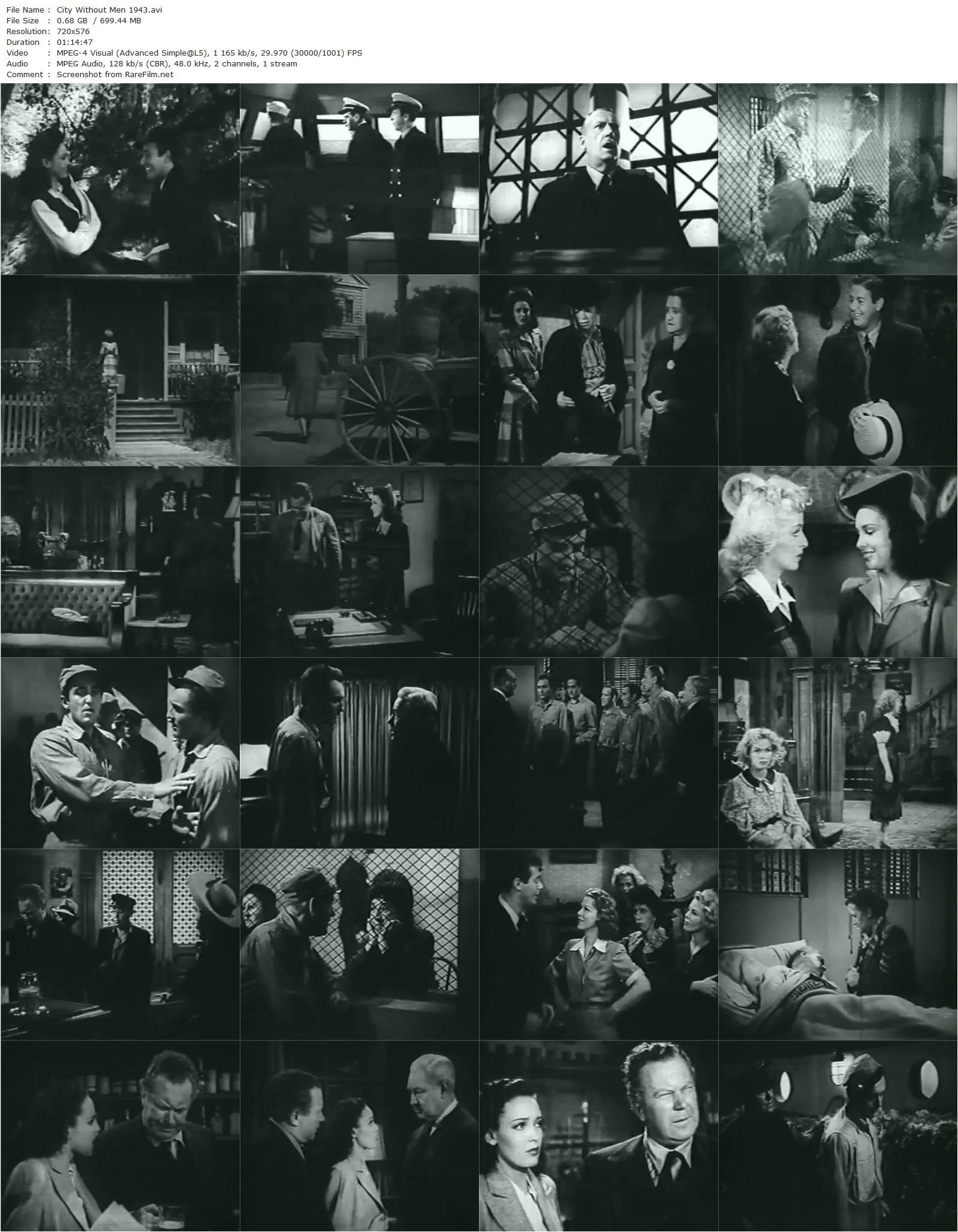 City Without Men (1943) Sidney Salkow, Linda Darnell, Edgar Buchanan, Michael Duane-poster