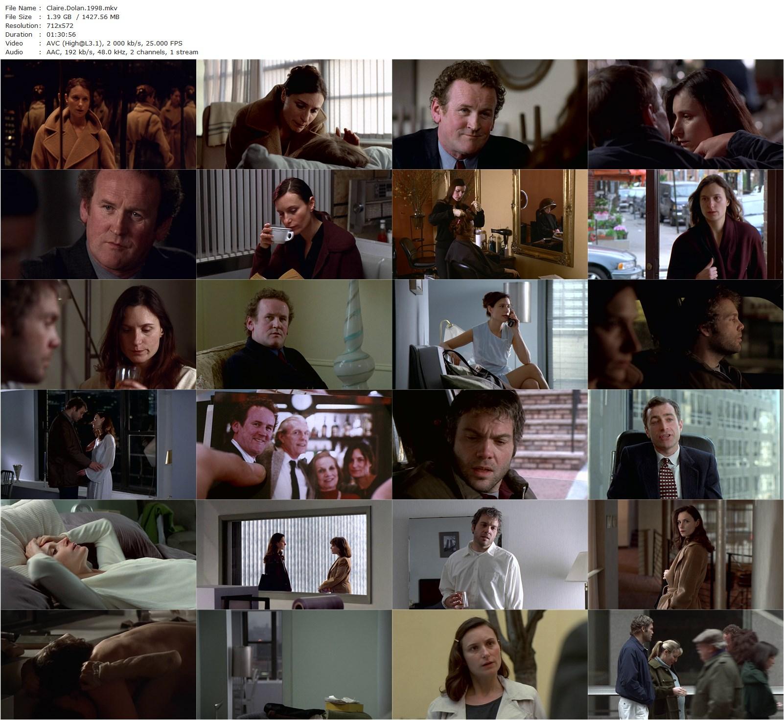 Claire Dolan (1998) Lodge Kerrigan, Katrin Cartlidge, Vincent D’Onofrio, Colm Meaney-poster