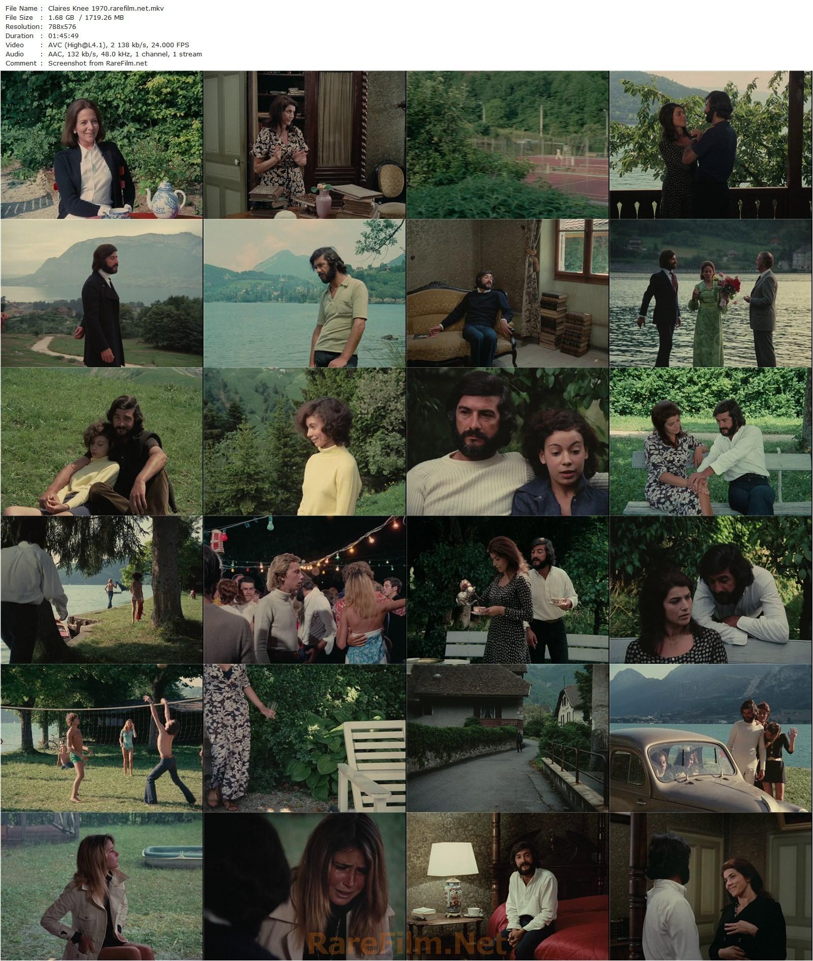 Claire’s Knee / Le genou de Claire (1970) Éric Rohmer, Jean-Claude Brialy, Aurora Cornu, Béatrice Romand-poster