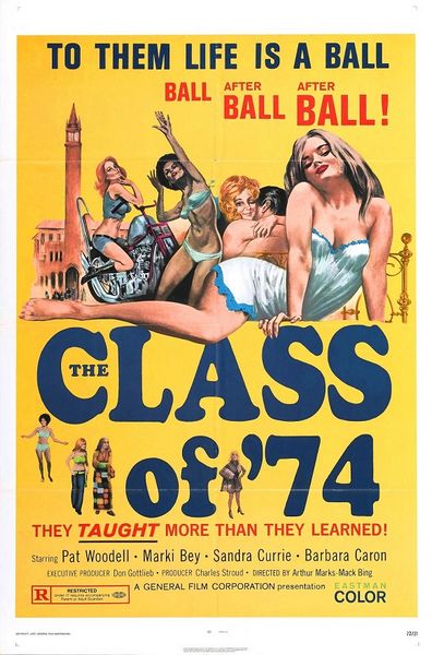 Class of ’74 (1972) Mack Bing, Arthur Marks, Pat Woodell, Marki Bey, Sondra Currie, Drama, Romance