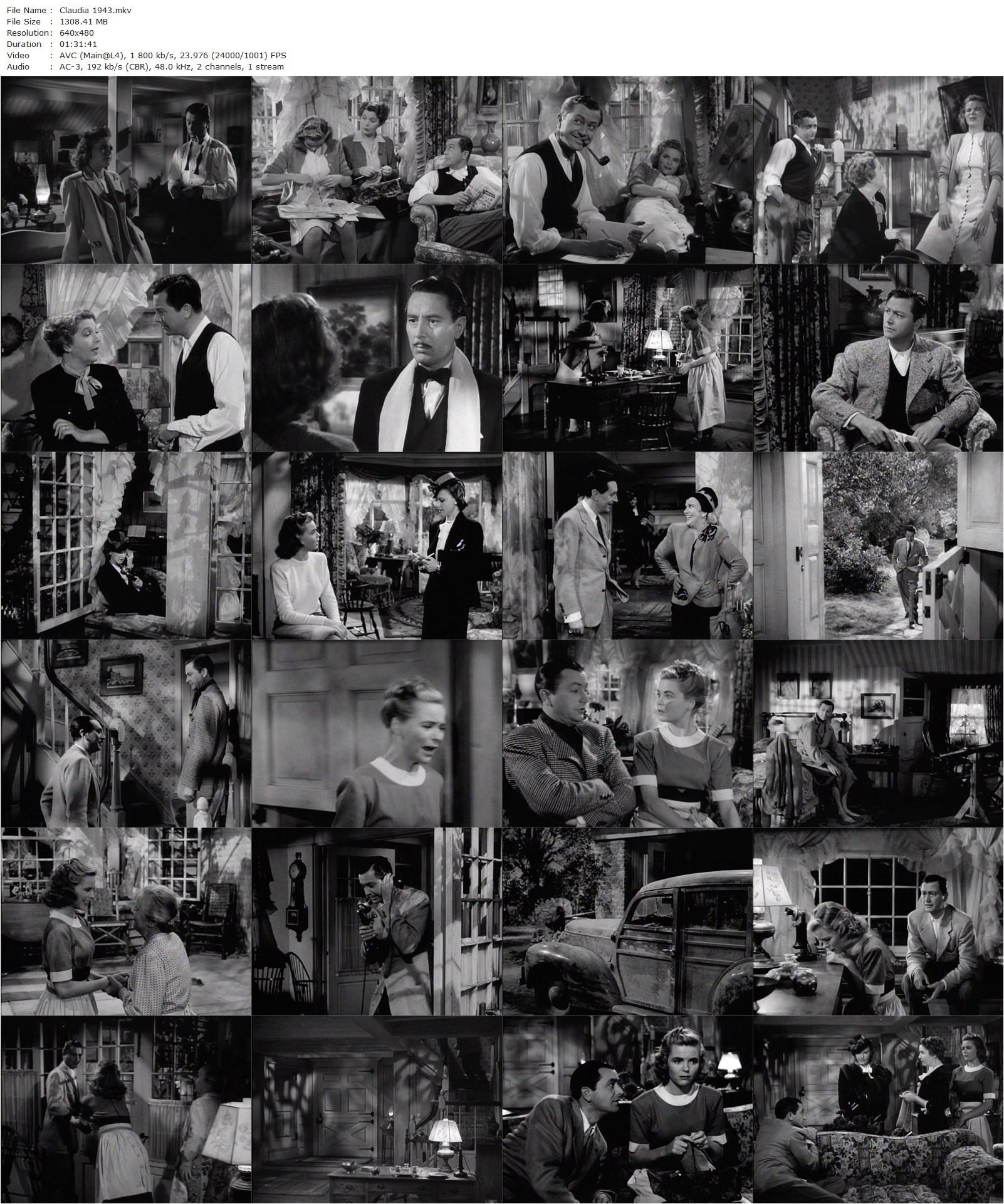 Claudia (1943) Edmund Goulding, Dorothy McGuire, Robert Young, Ina Claire-poster