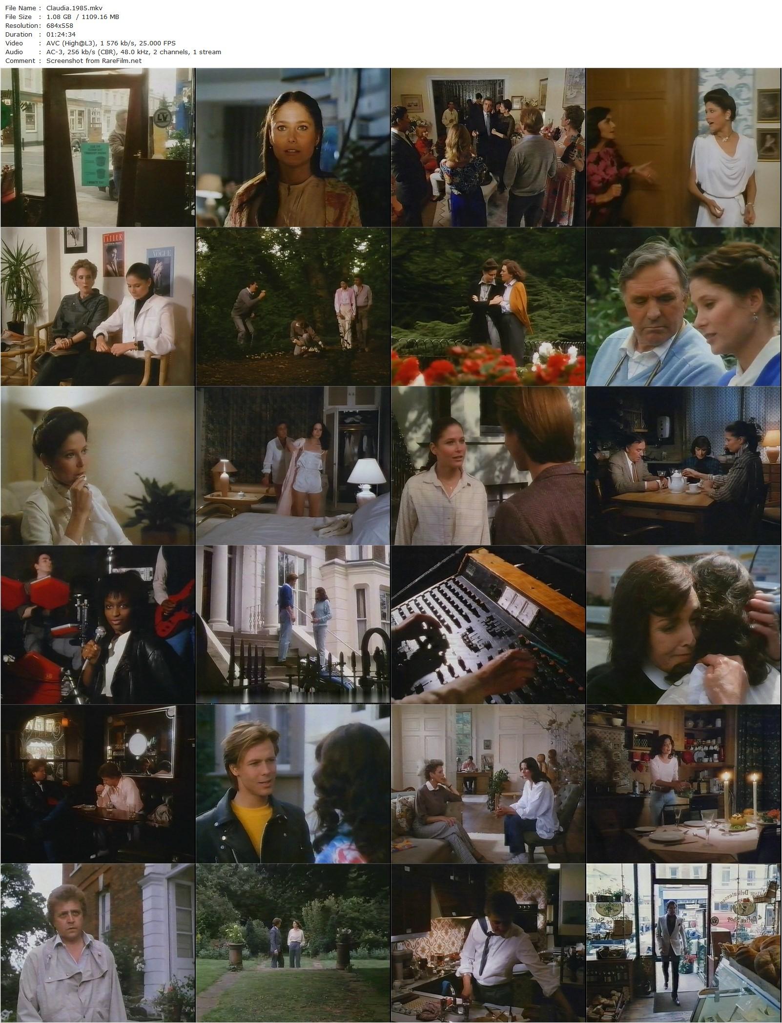 Claudia (1985) Anwar Kawadri, Deborah Raffin, Nicholas Ball, John Moulder-Brown-poster