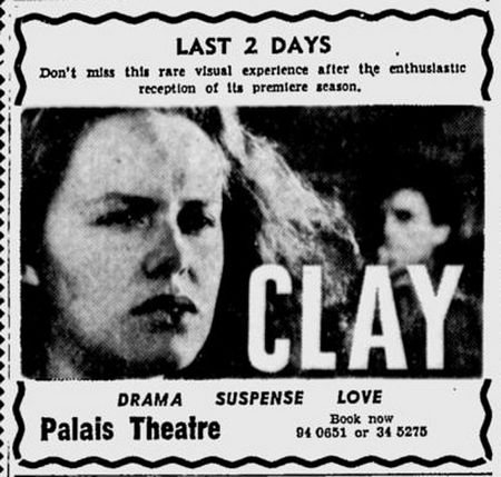 Clay (1965) Giorgio Mangiamele, Jean Lebedew, George Dixon, Chris Tsalikis