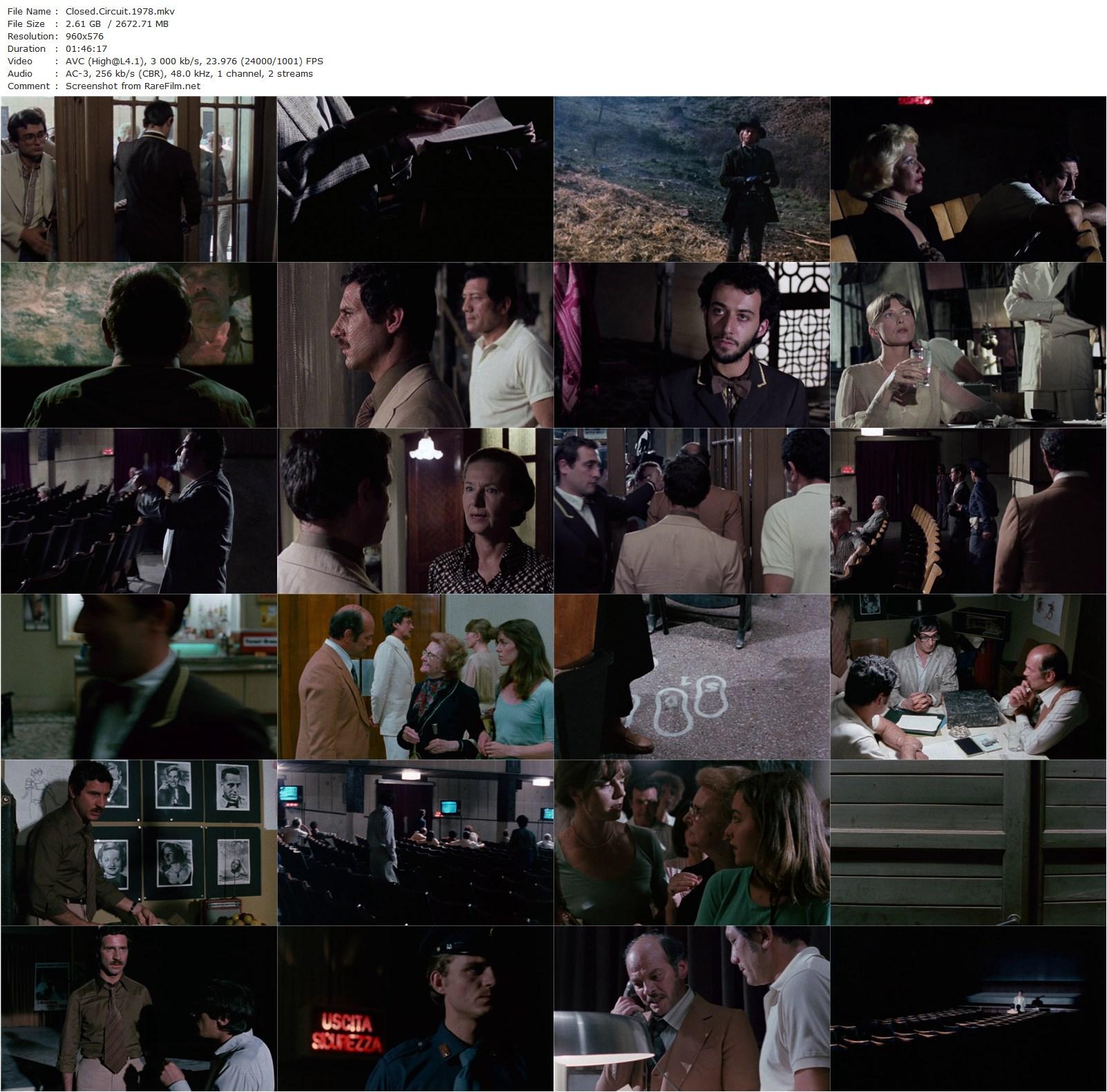 Closed Circuit / Circuito chiuso (1978) Giuliano Montaldo, Giovanni Di Benedetto, Umberto Gradi, Elisabetta Virgili-poster