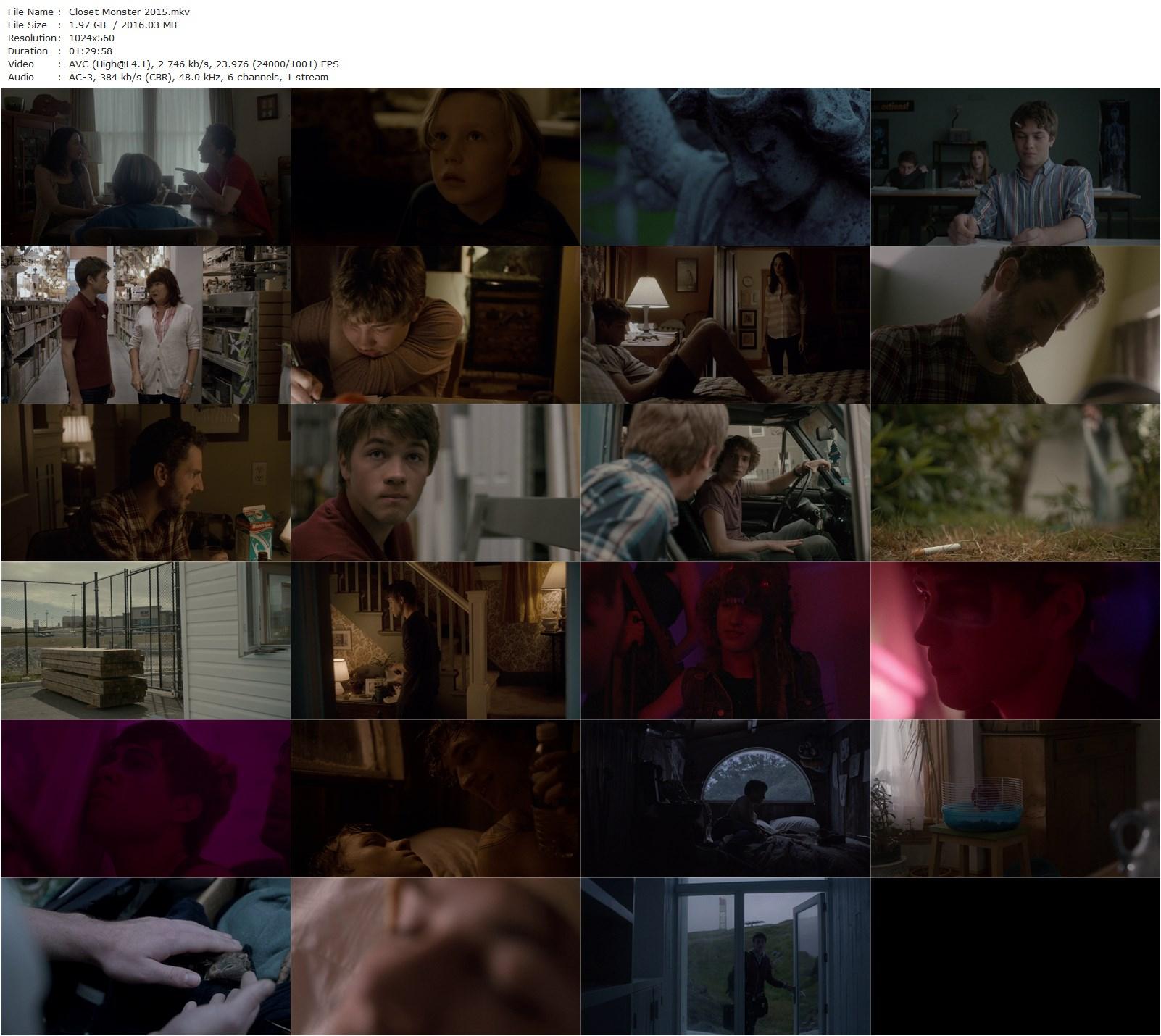 Closet Monster (2015) Stephen Dunn, Connor Jessup, Isabella Rossellini, Aaron Abrams-poster