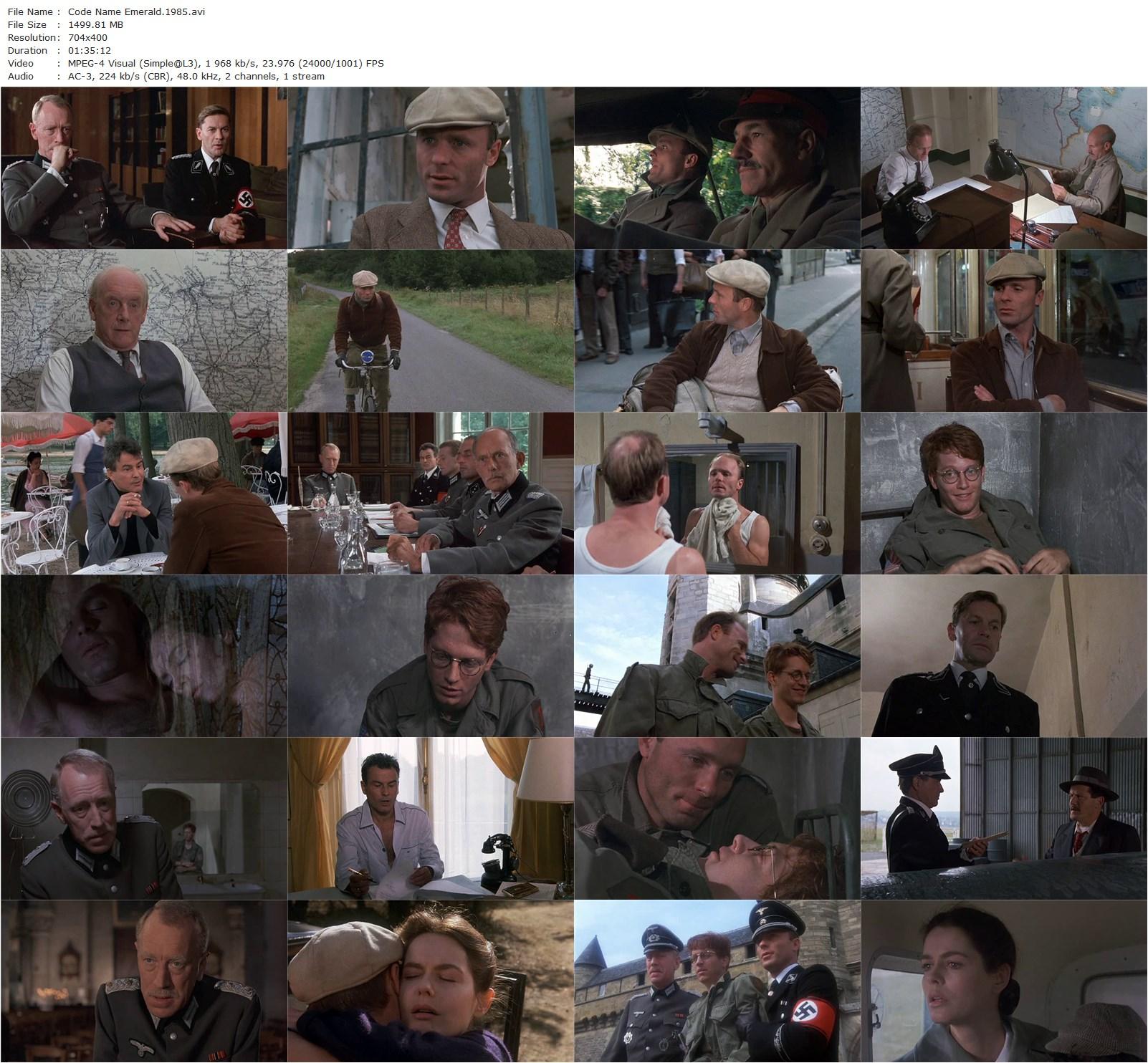 Code Name: Emerald (1985) Jonathan Sanger, Ed Harris, Max von Sydow, Horst Buchholz-poster