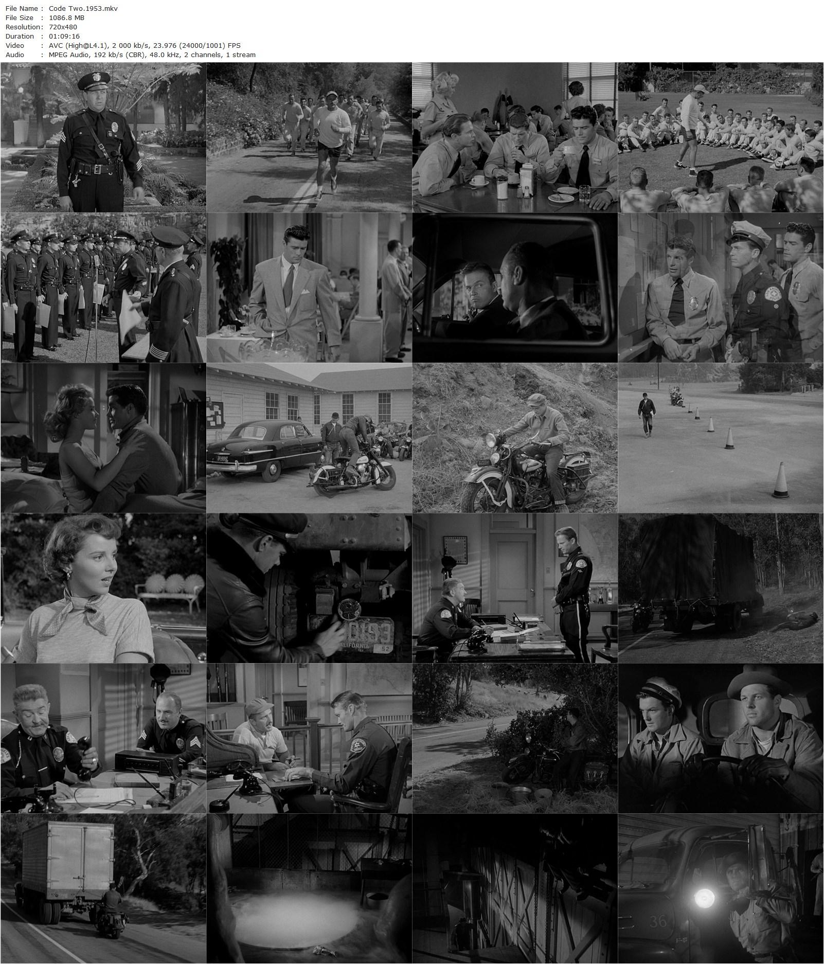 Code Two (1953) Fred M. Wilcox, Ralph Meeker, Elaine Stewart, Sally Forrest-poster