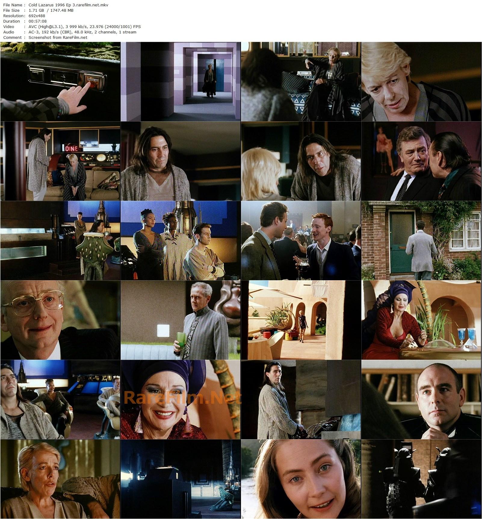 Cold Lazarus (1996) Renny Rye, Albert Finney, Ciarán Hinds, Frances de la Tour-poster