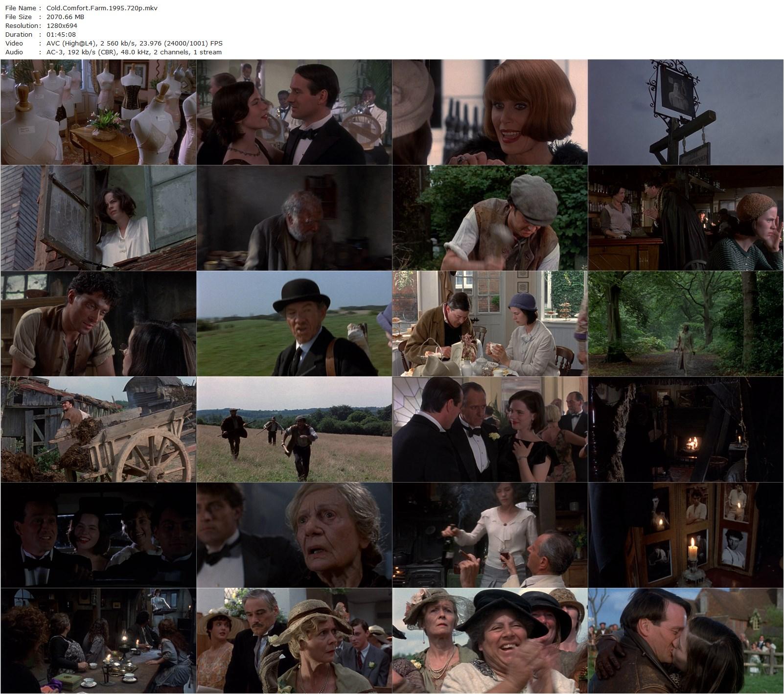 Cold Comfort Farm (1995) John Schlesinger, Eileen Atkins, Kate Beckinsale, Sheila Burrell-poster