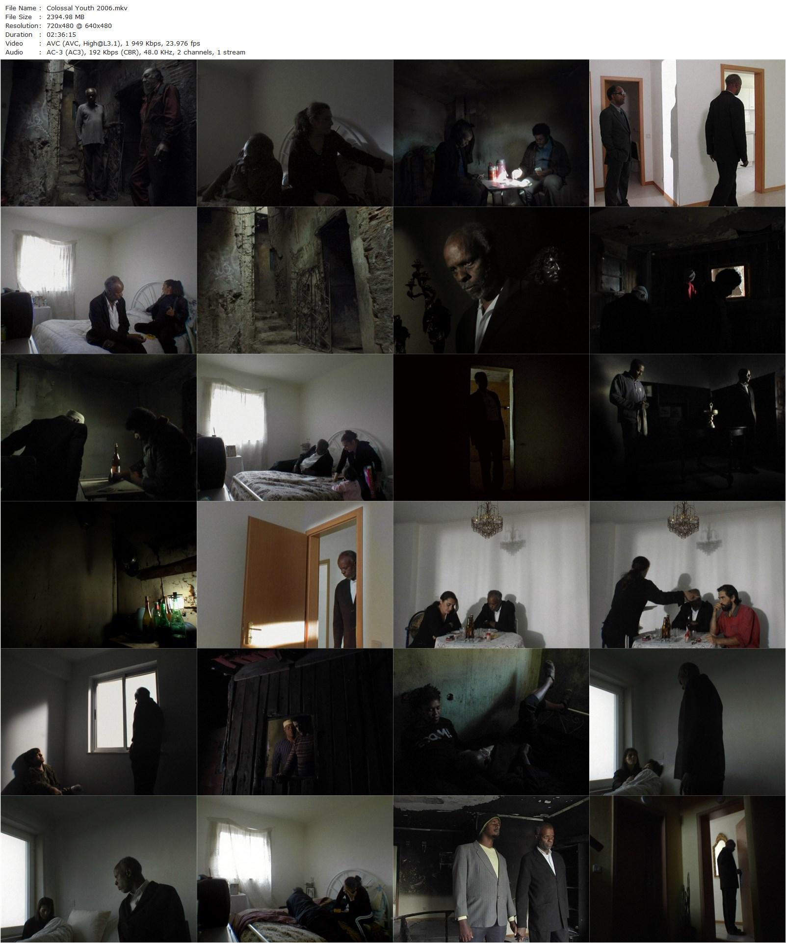 Colossal Youth (2006) Pedro Costa, Ventura, Vanda Duarte, Beatriz Duarte-poster