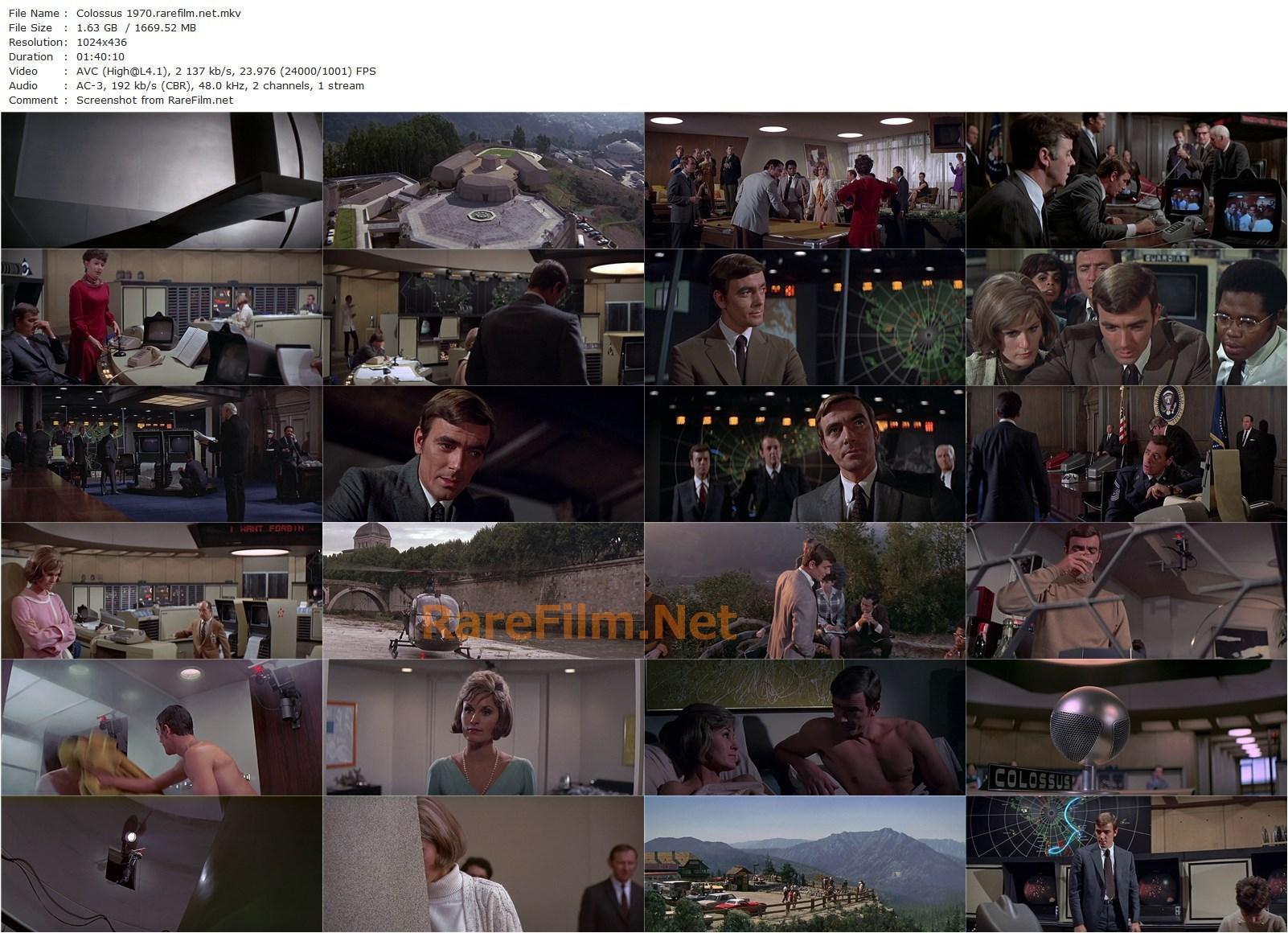 Colossus: The Forbin Project (1970) Joseph Sargent, Eric Braeden, Susan Clark, Gordon Pinsent-poster