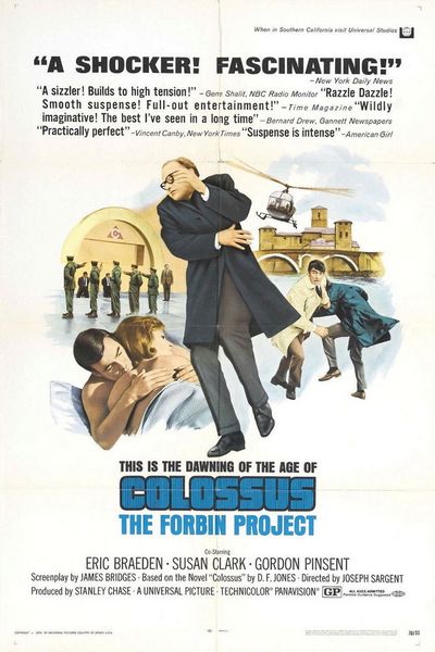 Colossus: The Forbin Project (1970) Joseph Sargent, Eric Braeden, Susan Clark, Gordon Pinsent