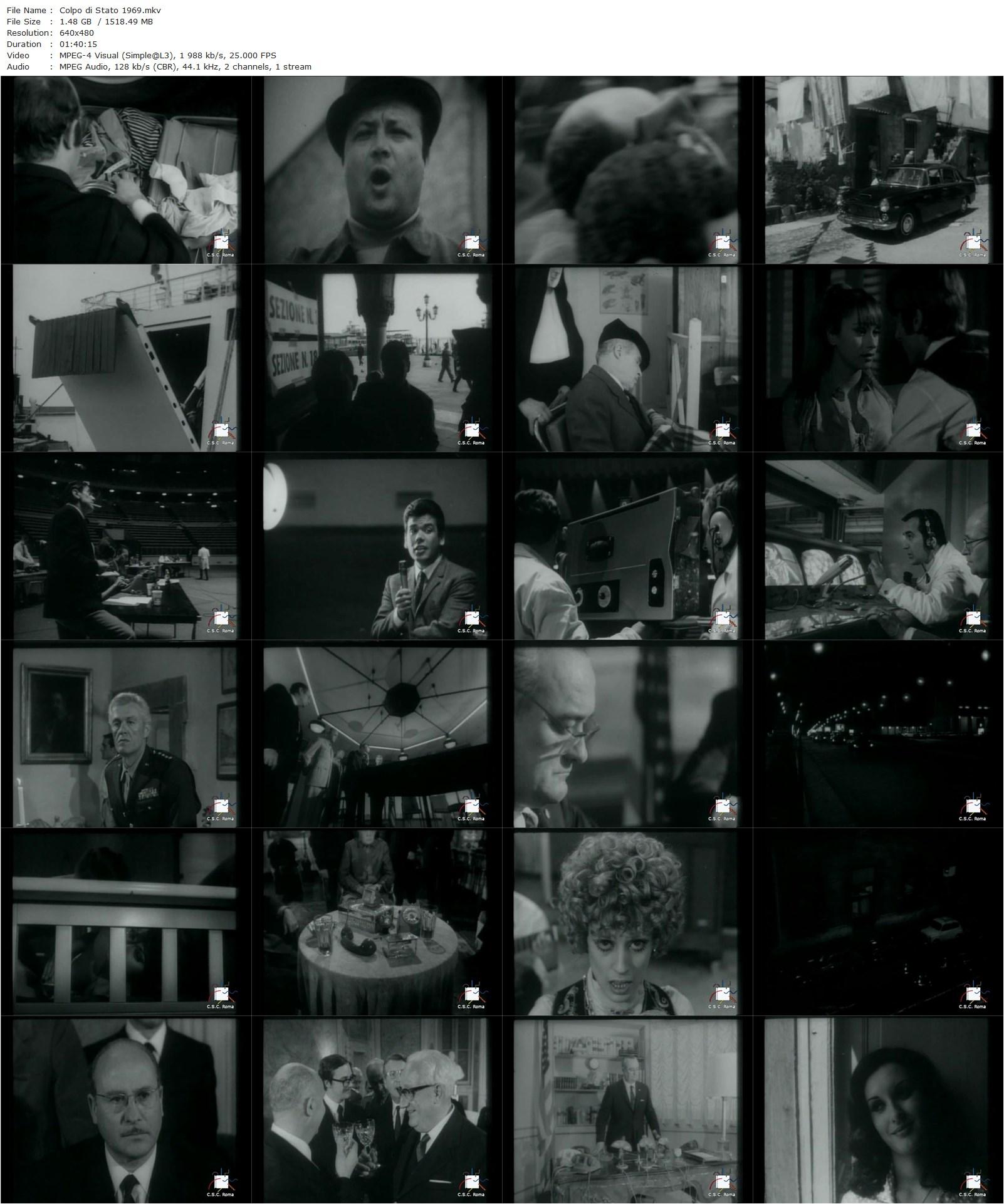 Coup D’Etat / Colpo di stato (1969) Luciano Salce-poster