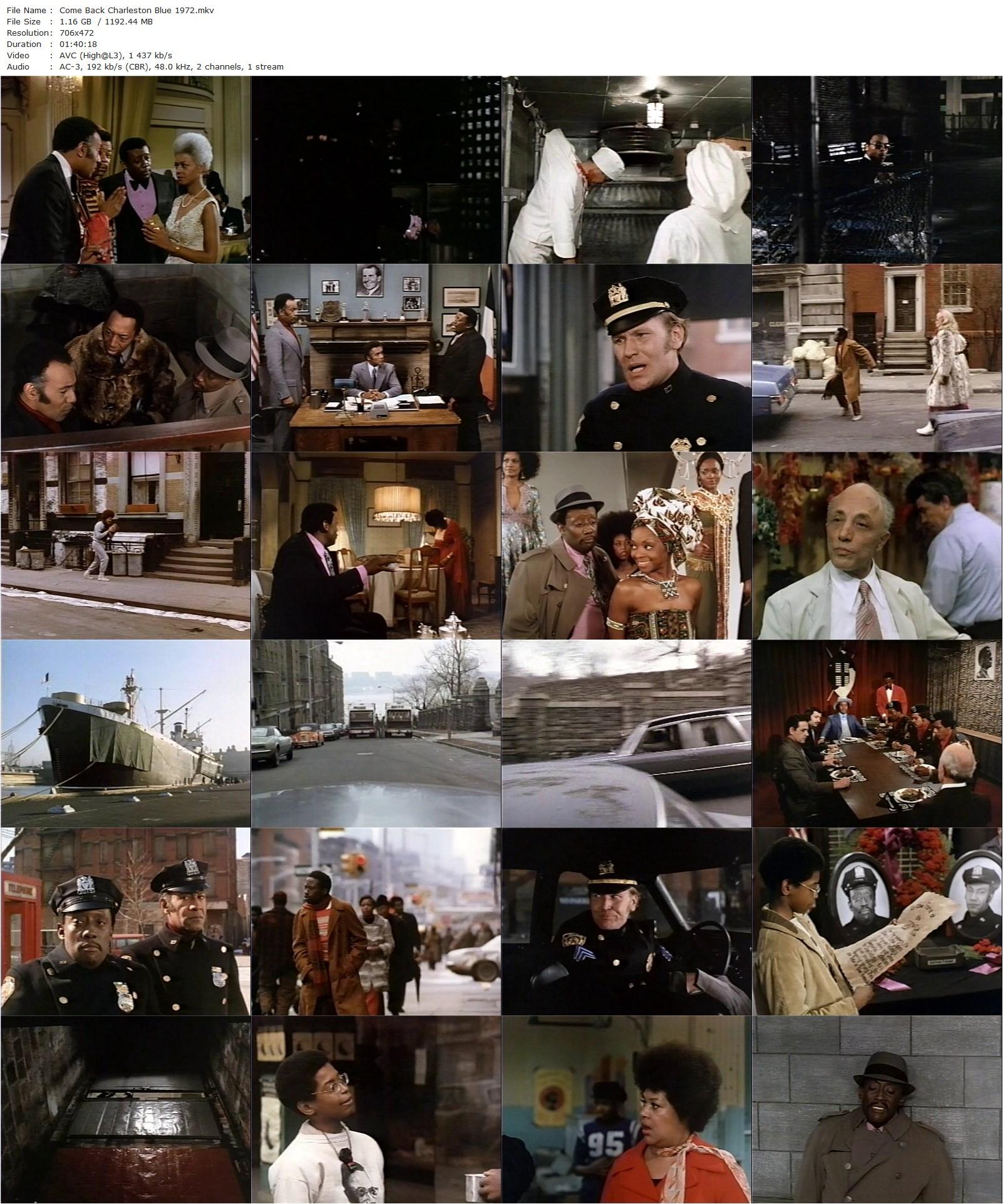 Come Back Charleston Blue (1972) Mark Warren, Godfrey Cambridge, Raymond St. Jacques, Peter De Anda-poster