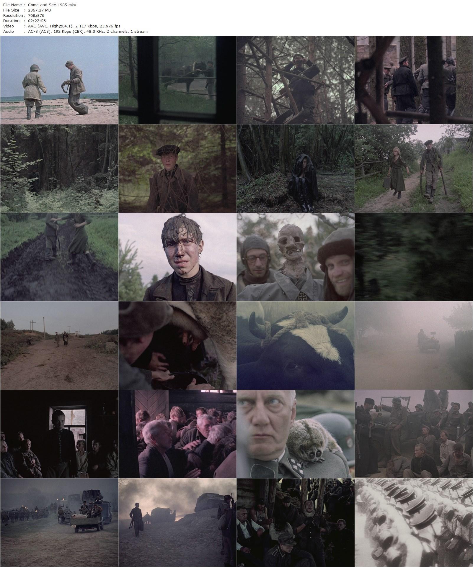 Come and See (1985) Elem Klimov, Aleksey Kravchenko, Olga Mironova, Liubomiras Laucevicius-poster