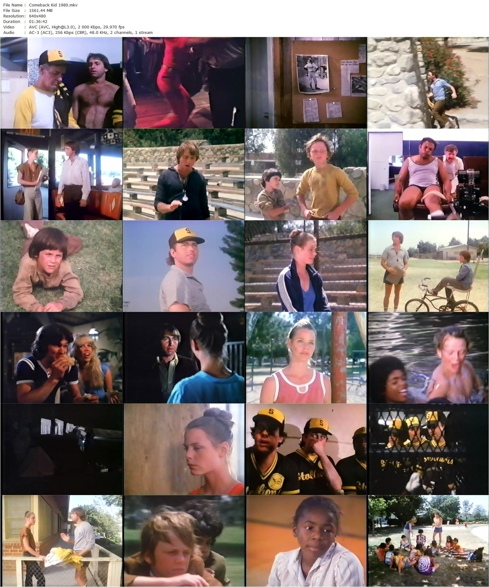 The Comeback Kid (1980) Peter Levin, John Ritter, Susan Dey, Doug McKeon-poster