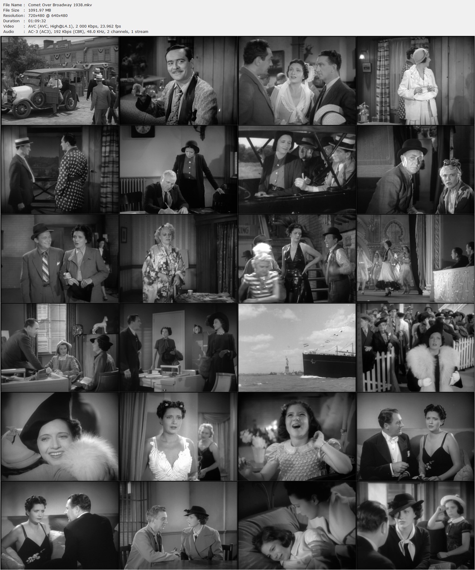 Comet Over Broadway (1938) Busby Berkeley, John Farrow, Kay Francis, Ian Hunter, John Litel, Drama, Romance-poster