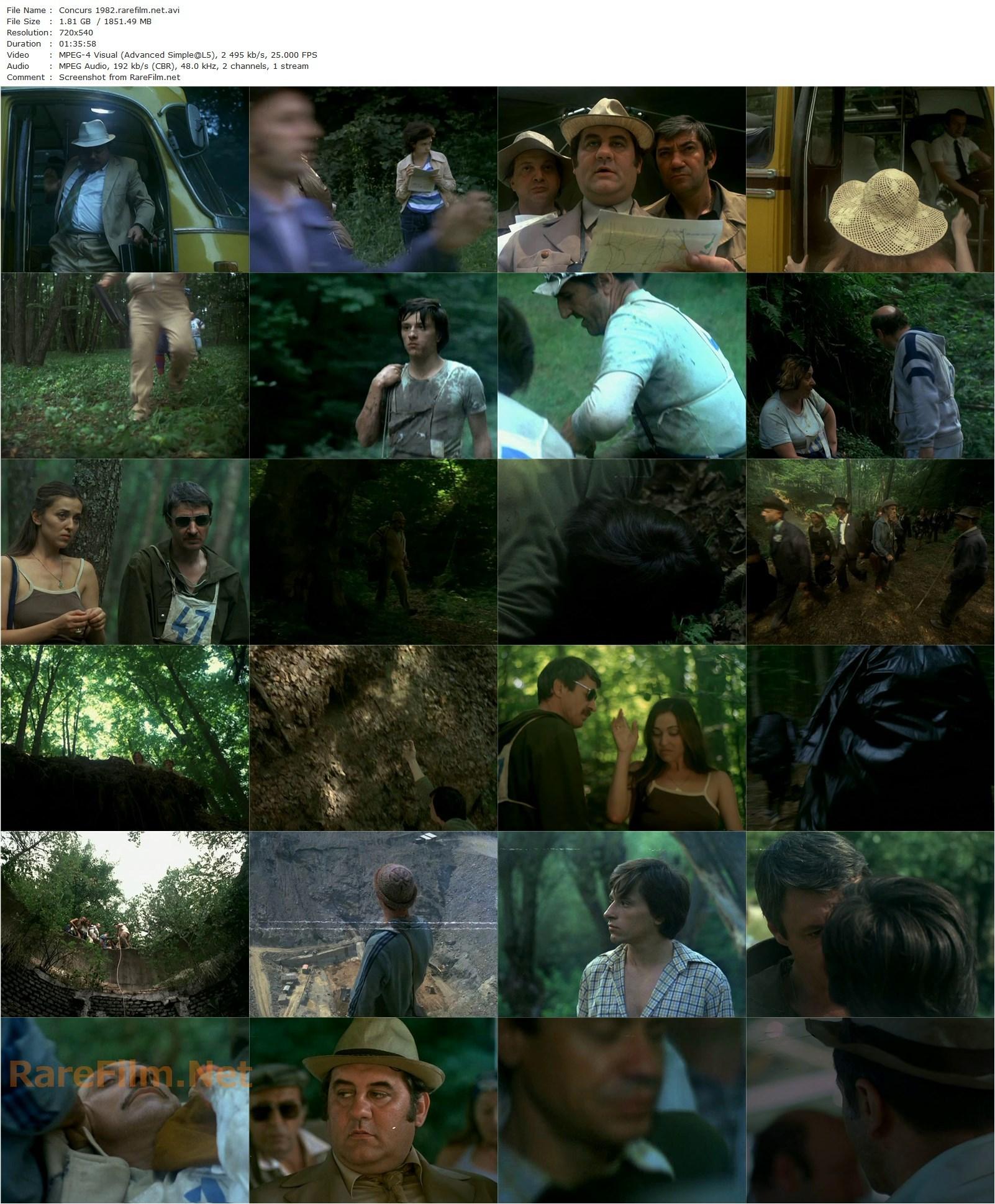 The Contest / Concurs (1982) Dan Pita, Gheorghe Dinica, Marin Moraru, Stefan Iordache-poster